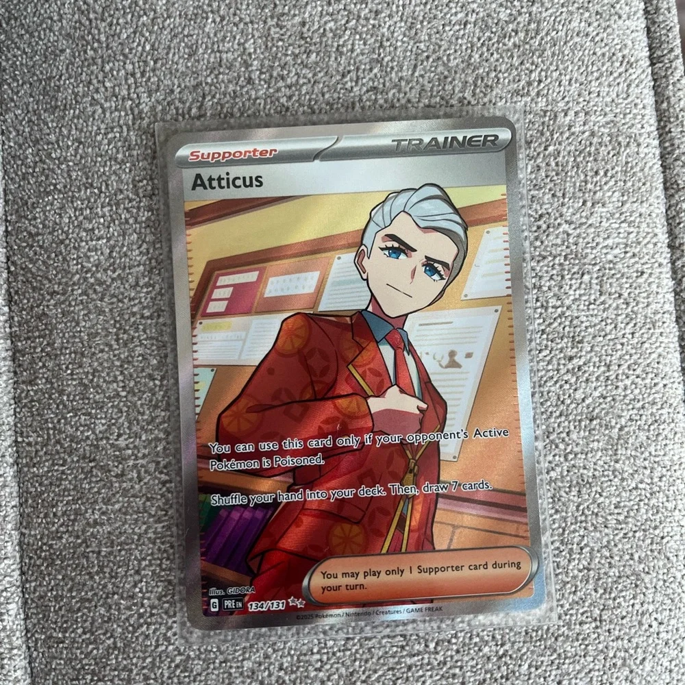 atticus pokemon card - 133/131 Full Art Ultra Rare Trainer Part of the community Pokmon Atticus Full Art 134/131